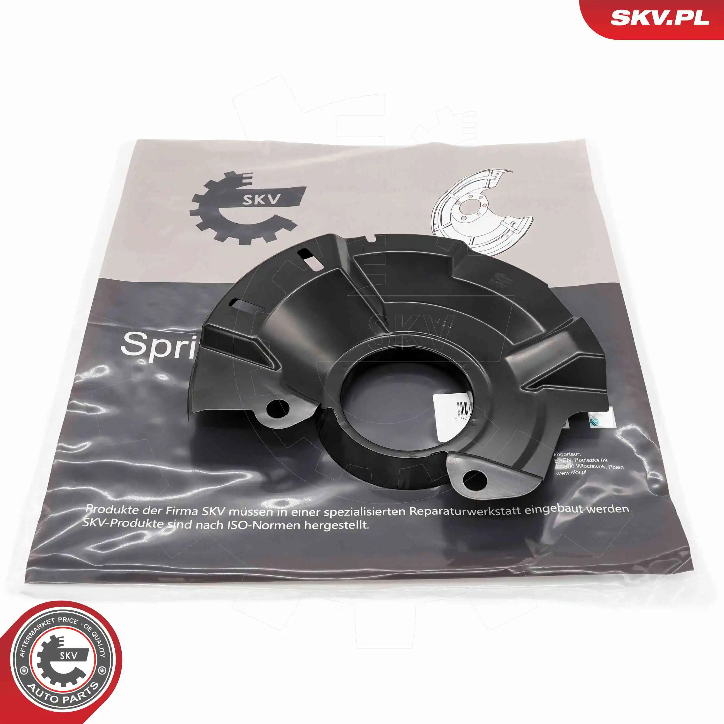 Splash Guard, brake disc